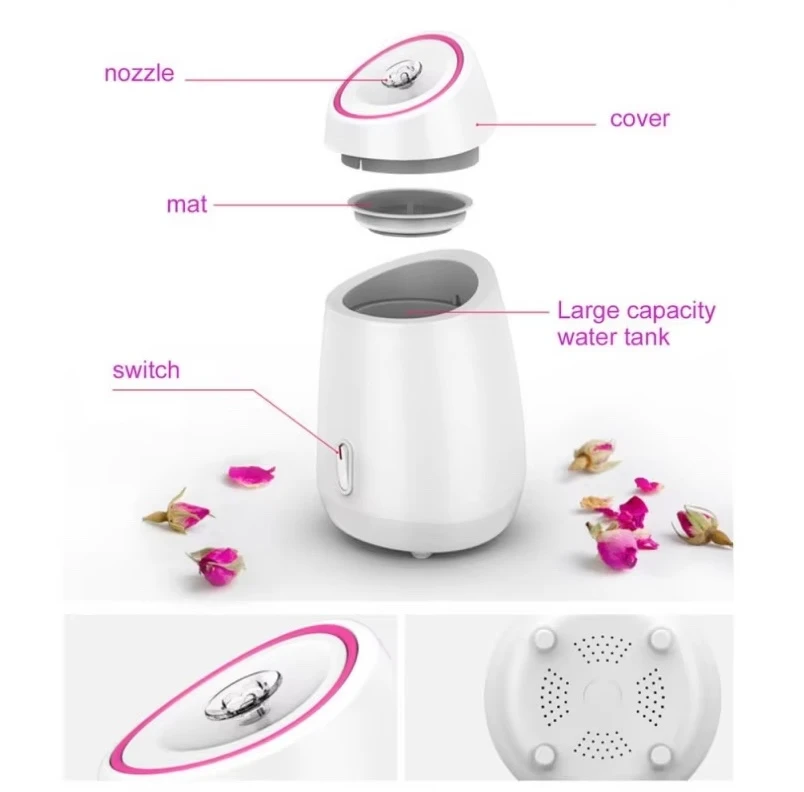 Spa Facial Steamer Add Water Hot Mist