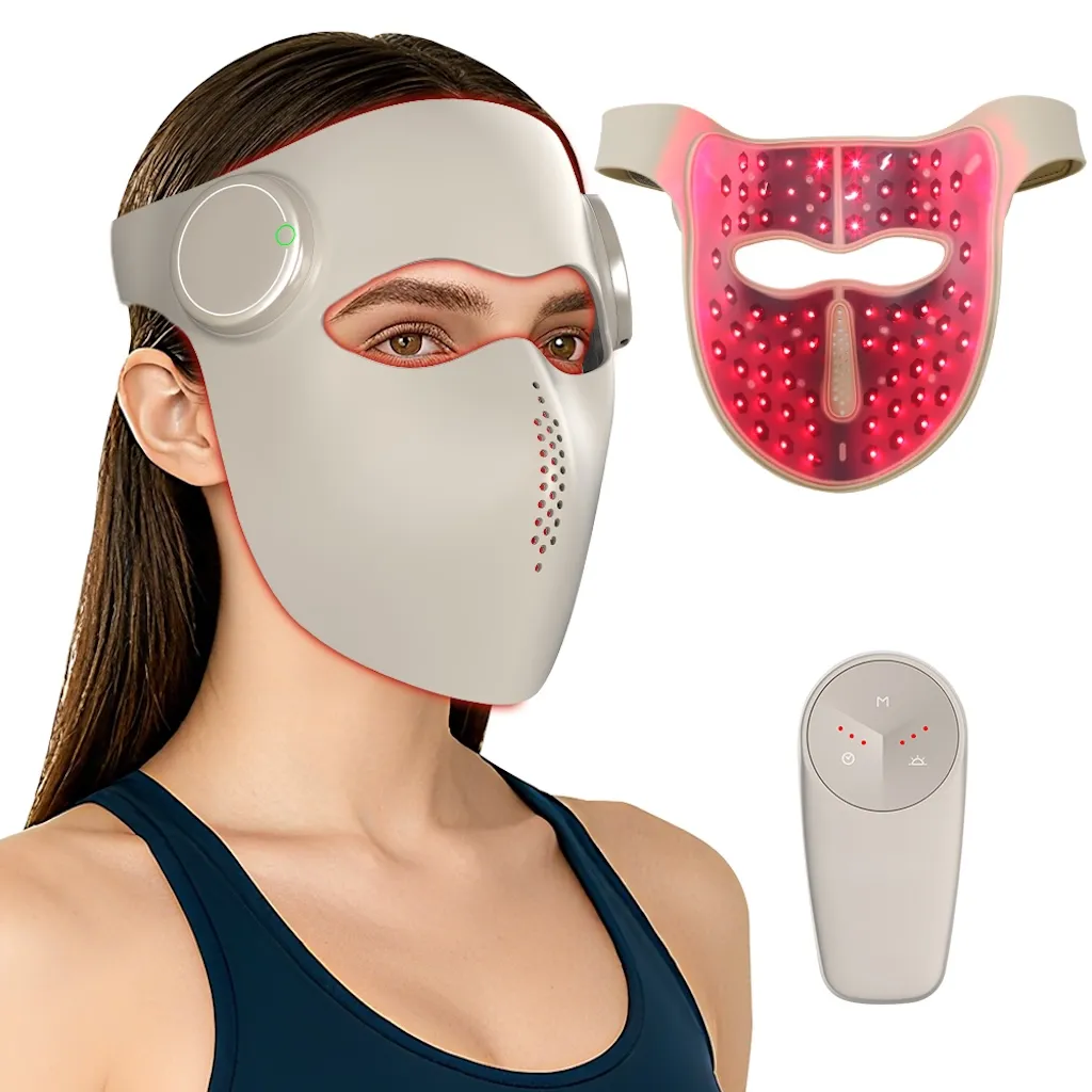 LED Face Mask Photon Red Light Therapy 