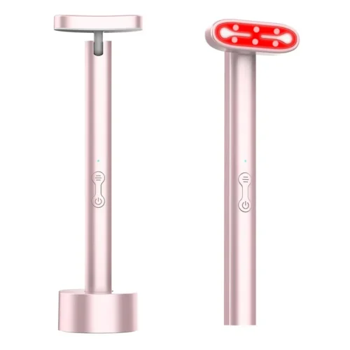 Custom Magnetic Charging Red Light Face Wand Electric Beauty Tools