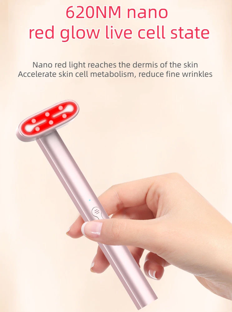 Portable EMS Effective Red Light Face Wand Supplier