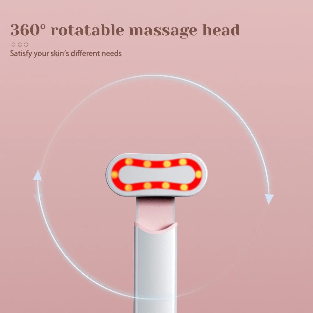 Hot Compress Face Light Therapy Wand Custom Bulk 
