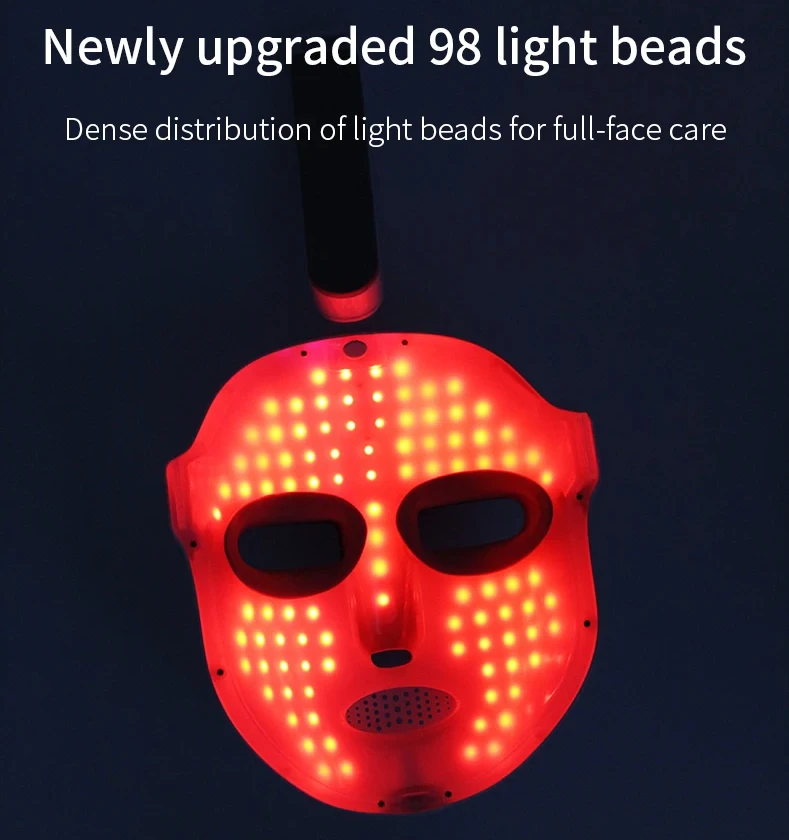 LED Face Mask Light Therapy Red Light Anti-Aging