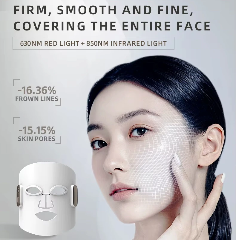 Red Light Therapy Face Mask Firm Smooth Skin Beauty Devices