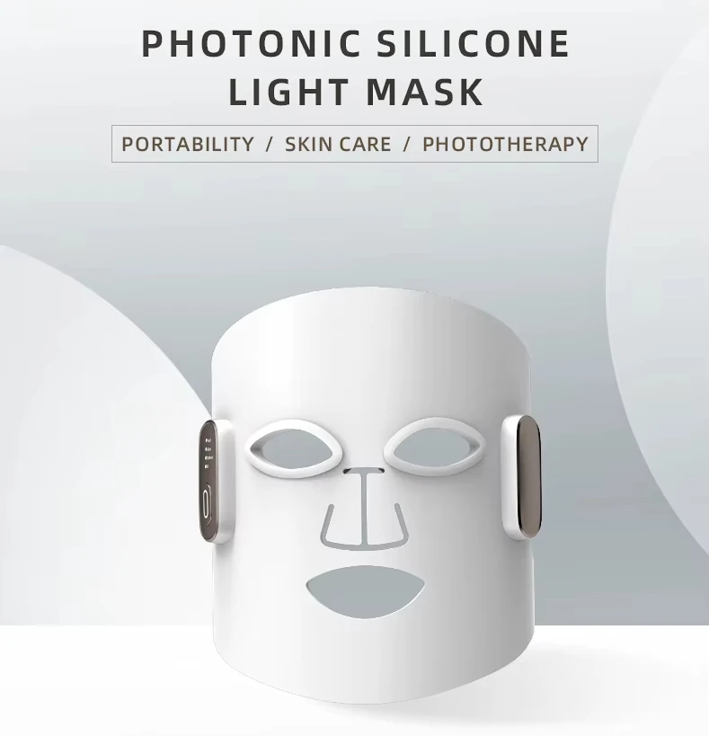 Red Light Therapy Face Mask Wireless Design Spa Home Use