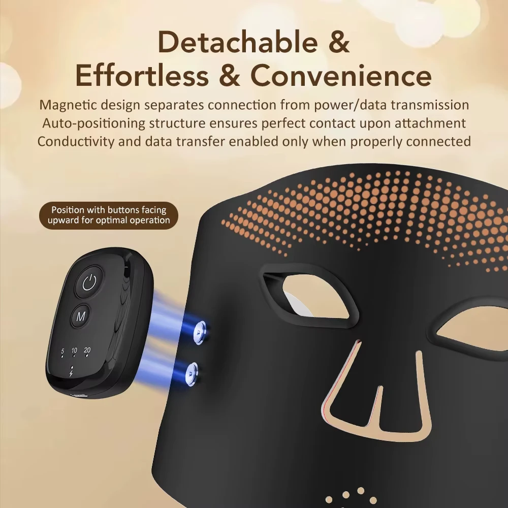 Skin Rejuvenation Photon Mask Detachable Design